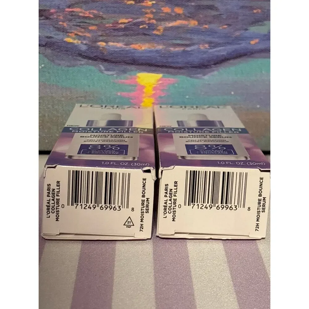 L’Oréal Paris Collagen Moisture Filler Moisture Bounce Serum 2-Piece Bundle
